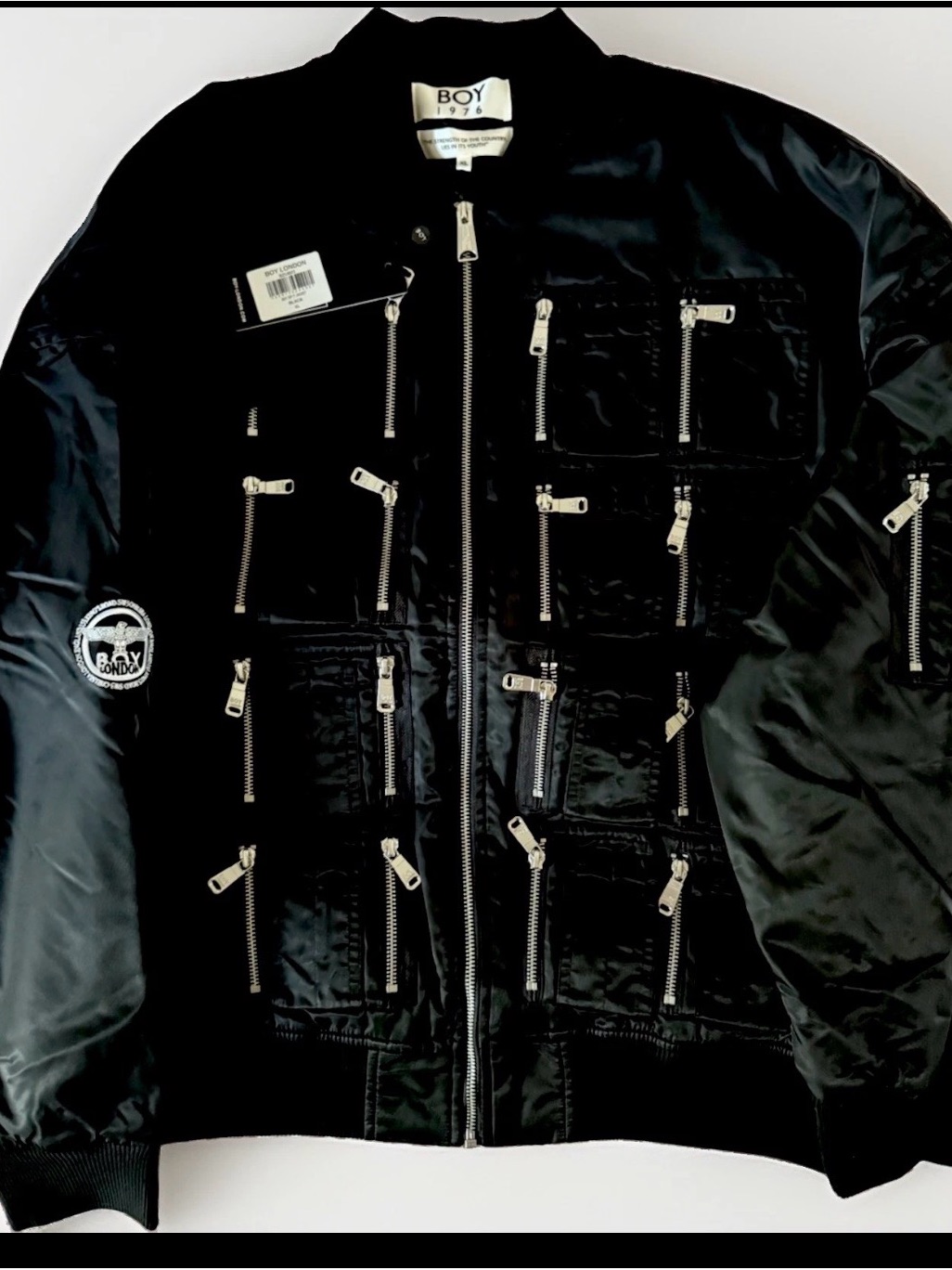 New Boy London Multi-Zip Utility Bomber Jacket